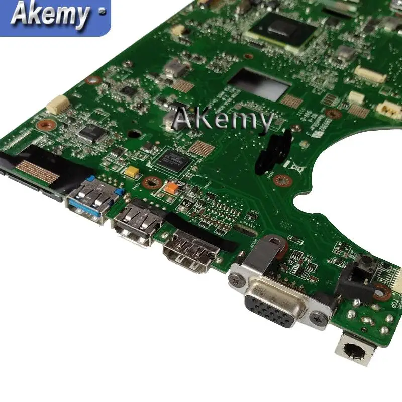 Akemy G73SW Mainboard REV2.0 Asus G73SW G73S G73 Nešiojamas plokštė HD3000 visiškai išbandyta HM65 Paramos GT560M 4*Slots 2D