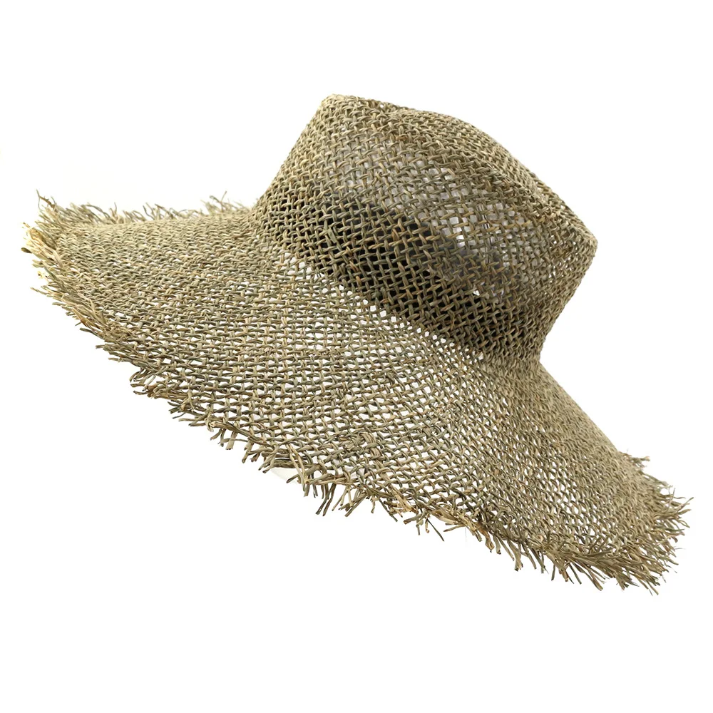 Atsitiktinis Saulės skrybėlę vasarą, saulės blokas šiaudų top hat platus kraštų džiazo šiaudų skrybėlę paplūdimio stiliaus skrybėlę ponios atostogų moterų skrybėlę HA22