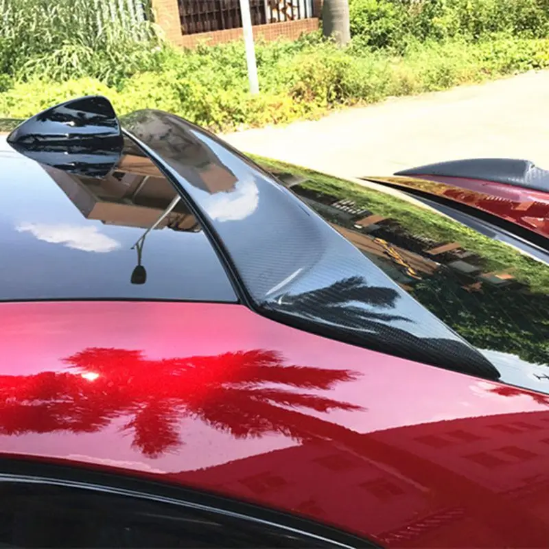 Aukštos kokybės Anglies Pluošto, AUTOMOBILIŲ GALINIS SPARNAS KAMIENO VIRŠUJE STOGO LŪPŲ SPOILERIS UŽ Alfa Romeo Giulia 2017 2018