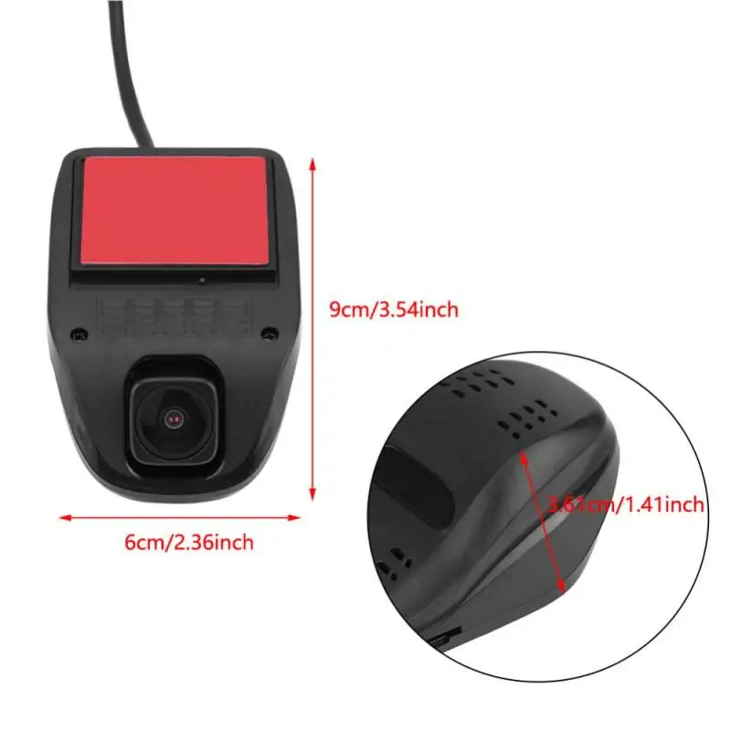 Auto CCD HD Automobilių Atsarginės Atbuline Kamera 1080P HD USB Kamera, vaizdo Kameros prietaisų Skydelio Vairuoti Diktofonas su Naktinio Matymo, skirta 