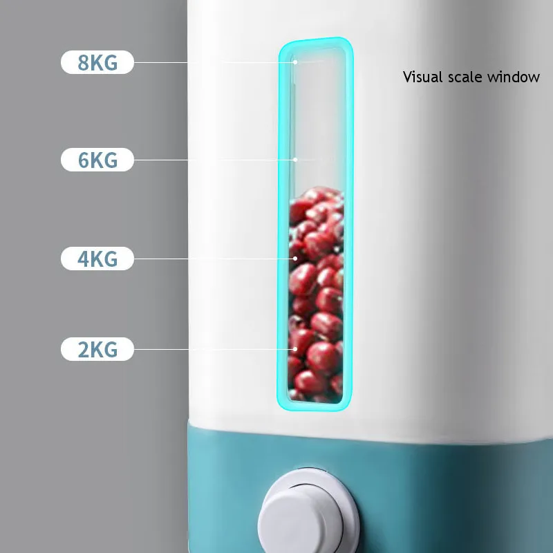 Automatinis Plastikiniai Virtuvės Ryžių Laikymo Dėžutė Kibirą Drėgmei atsparus Vabzdžių Uždaromos Grūdų Sauso Maisto Langelį Grūdų Saugojimo Bin Ryžių