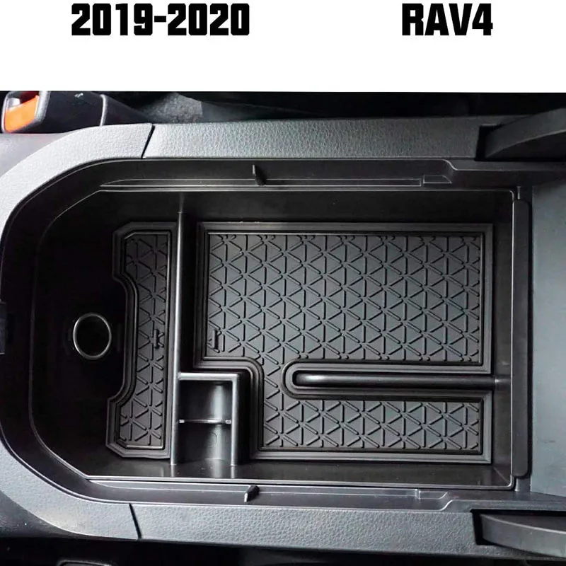 Automobilių Centriniu Porankiu talpinimo Vidurinio Saugojimo Konsolė Organizatorius Suderinamas su Toyota RAV-4 2019 2020 2021