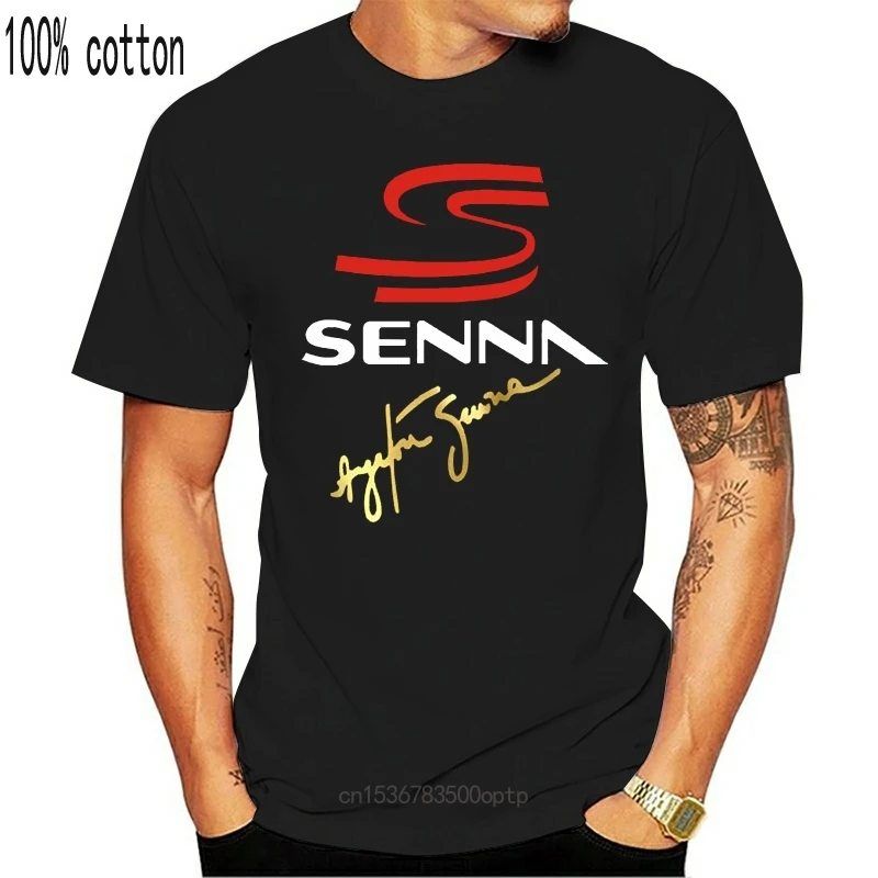 Ayrton Senna T-SHIRT Marškinėliai Medvilnės Aukštos Kokybės Vyro Marškinėliai Vyrams Viršūnes Tees 2018 M. Vasaros Mados Naujų vidutinio Amžiaus Plius Dydis