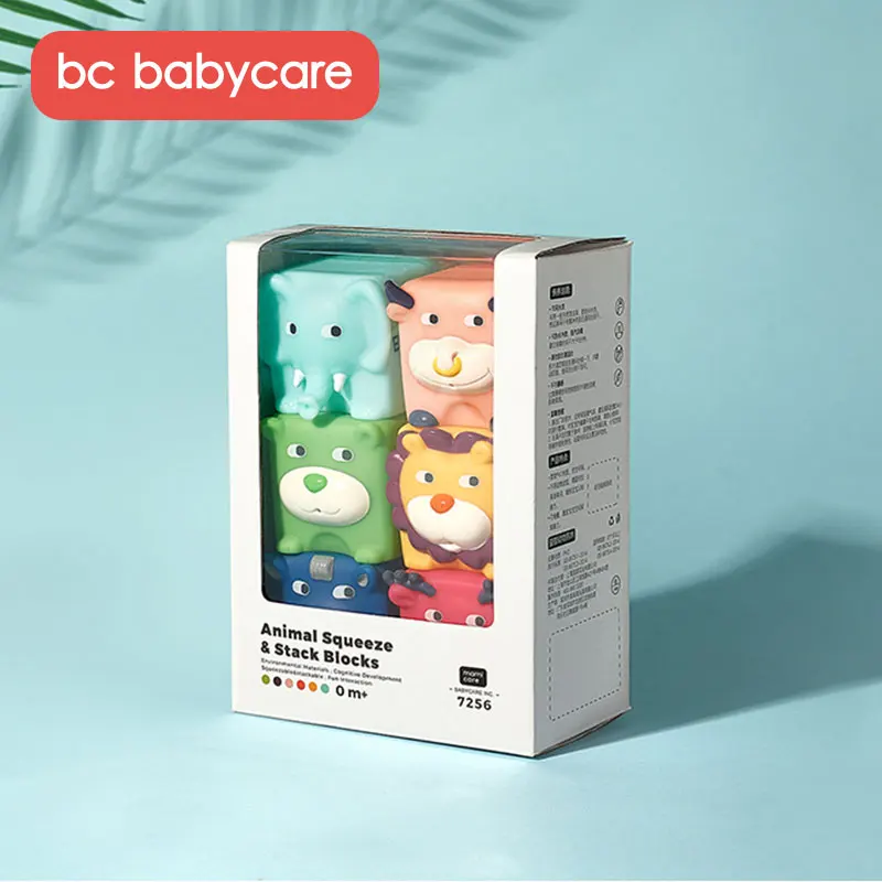 BC Babycare Gyvūnų Laiškas Švietimo PVC Minkštas Kūdikio Blokai Vaikams Kūdikiams Kramtyti Kramtomąją Žaislai, Kūdikių Vonia Žaisti Žaislai