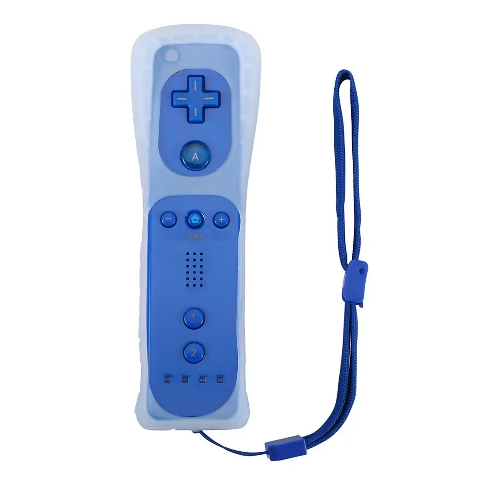 Belaidis Nuotolinio valdymo pultelis Wii Built-in Motion Plus Gamepad su Silikono Atveju judesio jutiklis 2018