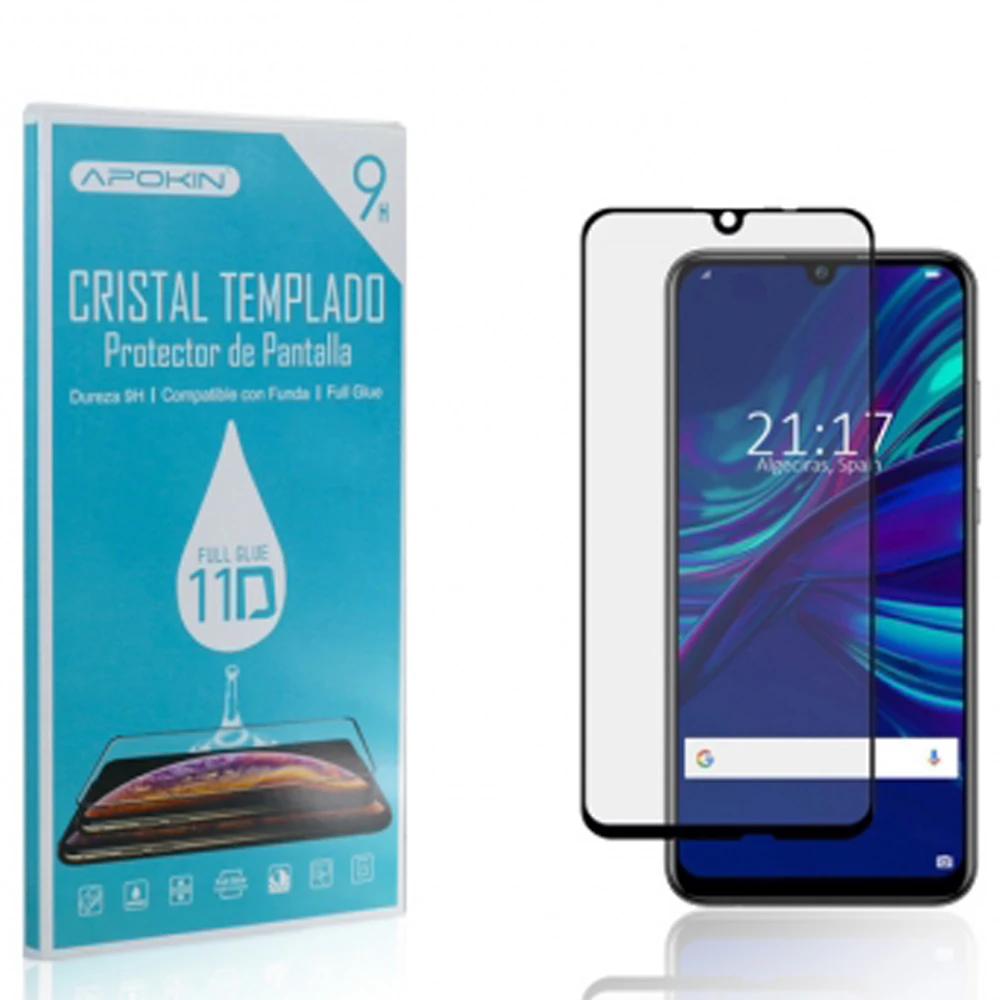 Black Screen Protector, Stiklo Huawei p smart p smart plus p smart z p smart 2019 JUODA.