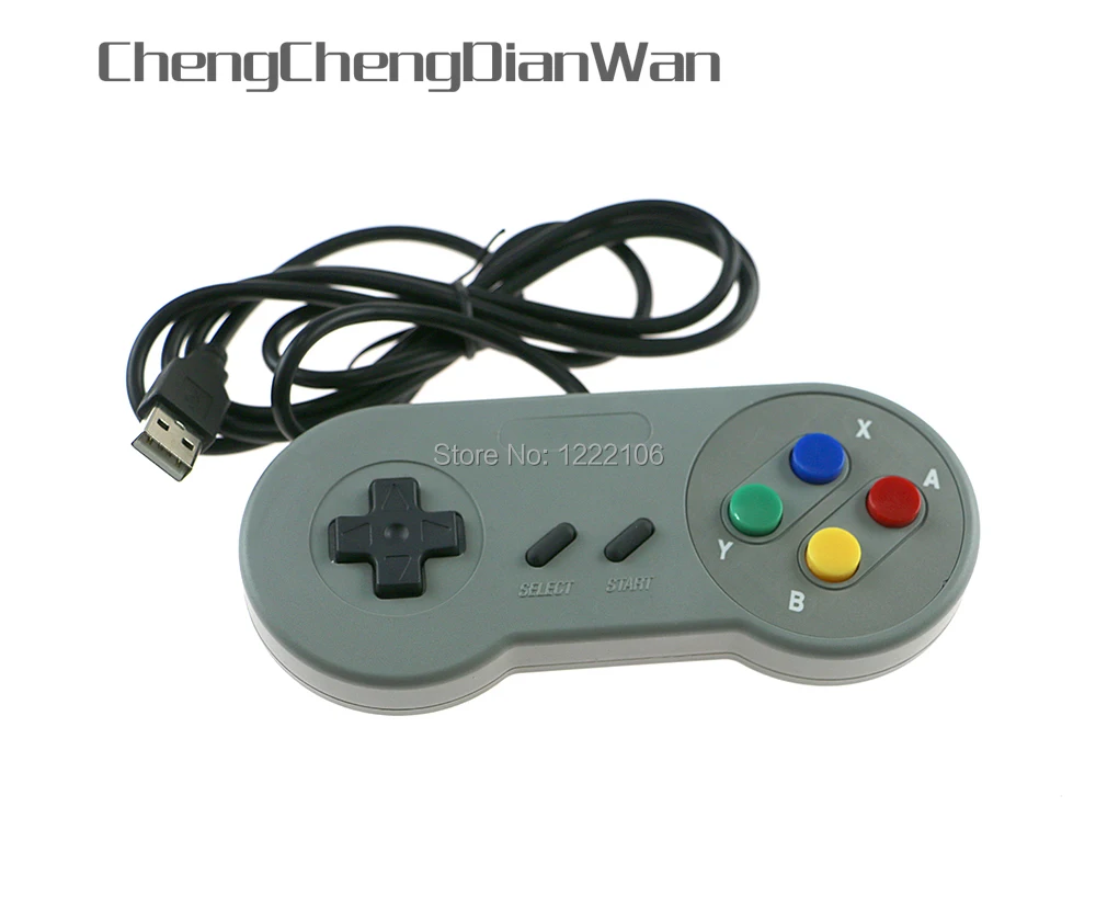ChengChengDianWan Retro Super Nintendo SNES USB Valdiklis, skirtas PC, 