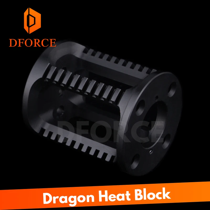 DFORCE Dragon Šilumos kriaukle (Dragon heatsink) Dragon Hotend remonto dalių Aukštos temperatūros hotend