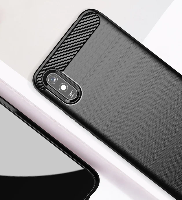 Dangtelis Xiaomi Redmi 9A telefonas juodos spalvos, anglies serija nuo caseport