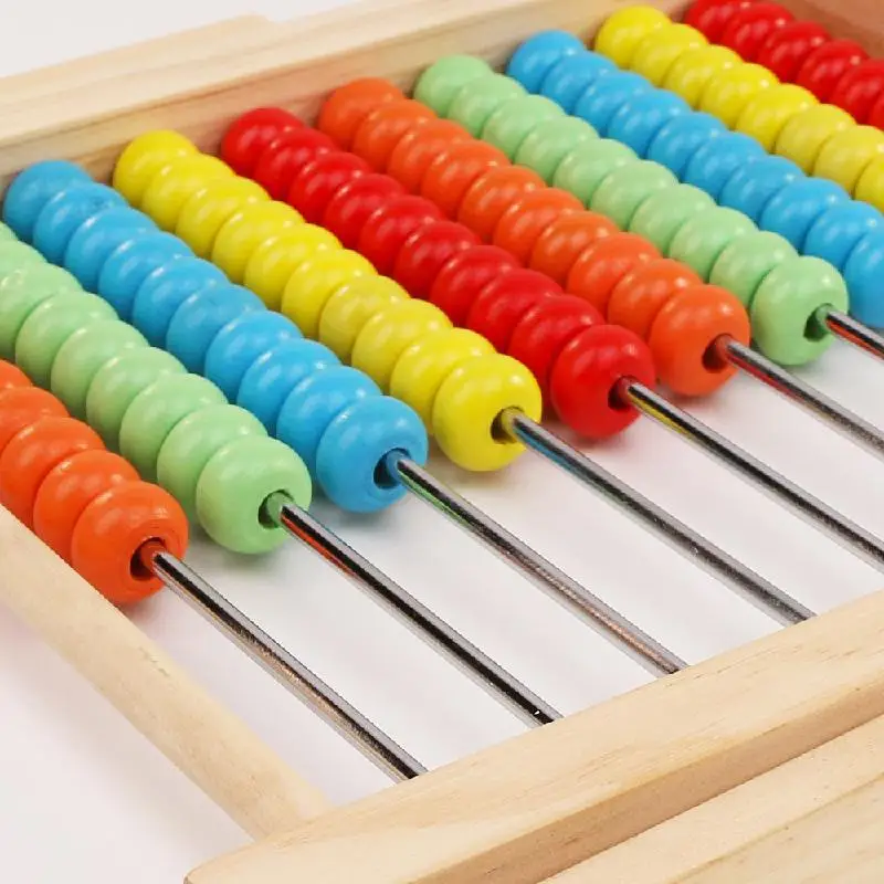 Daugiafunkcis Abacus Mokymosi Stovėti Medinė Montessori Žaislai Skaičiavimo Pažinimo Valdybos Anksti Švietimo Matematikos Žaislas Vaikams, Dovana