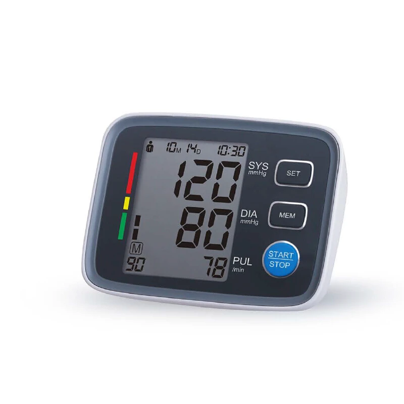Didelis LCD ekranas Skaitmeninis Kraujo Spaudimo Monitorius kamertonas ' sphygmomanometer pulsometros Sveikatos Stebėti širdies kraujo