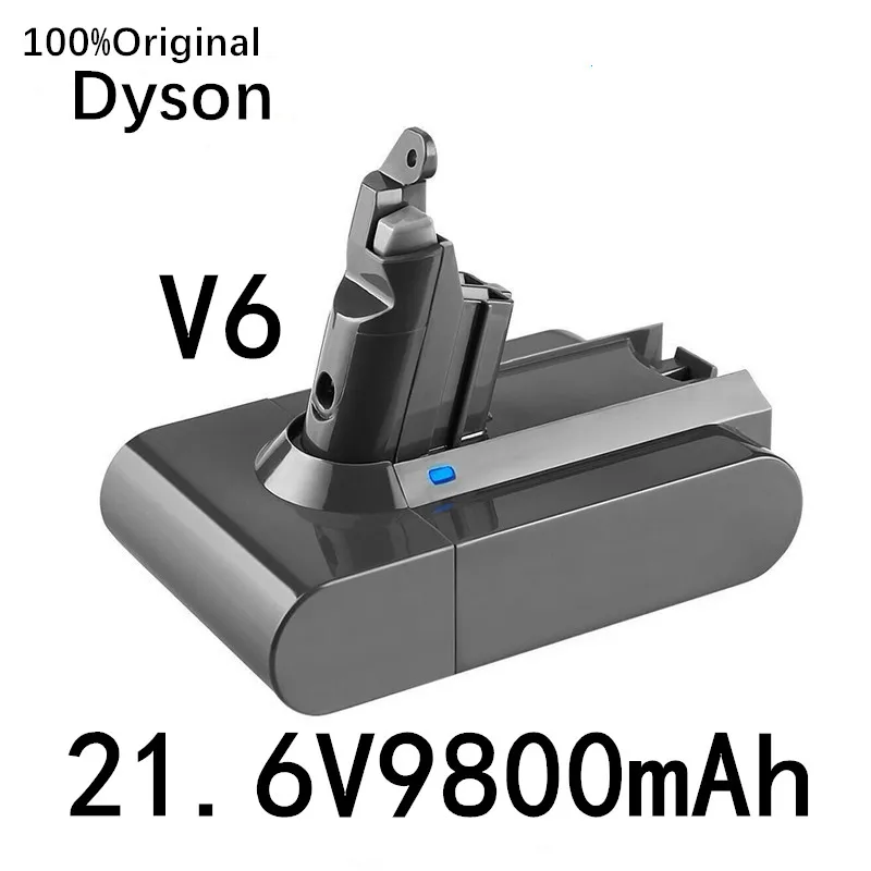 Dyson dc62 baterija 9800mAh 21.6 V Li-ion Baterija Dyson V6 DC58 DC59 DC61 DC62 DC74 SV07 SV03 SV09 Dulkių siurblys Baterija