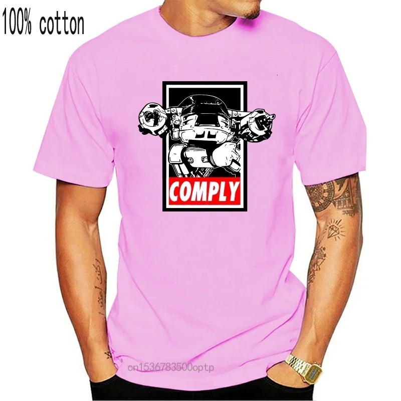 Ed - 209, T-marškinėliai, Medvilnė Omni Comsumer Produktų Ocp Droid Dick Jones Drabužių Viršūnes Hipster Mados