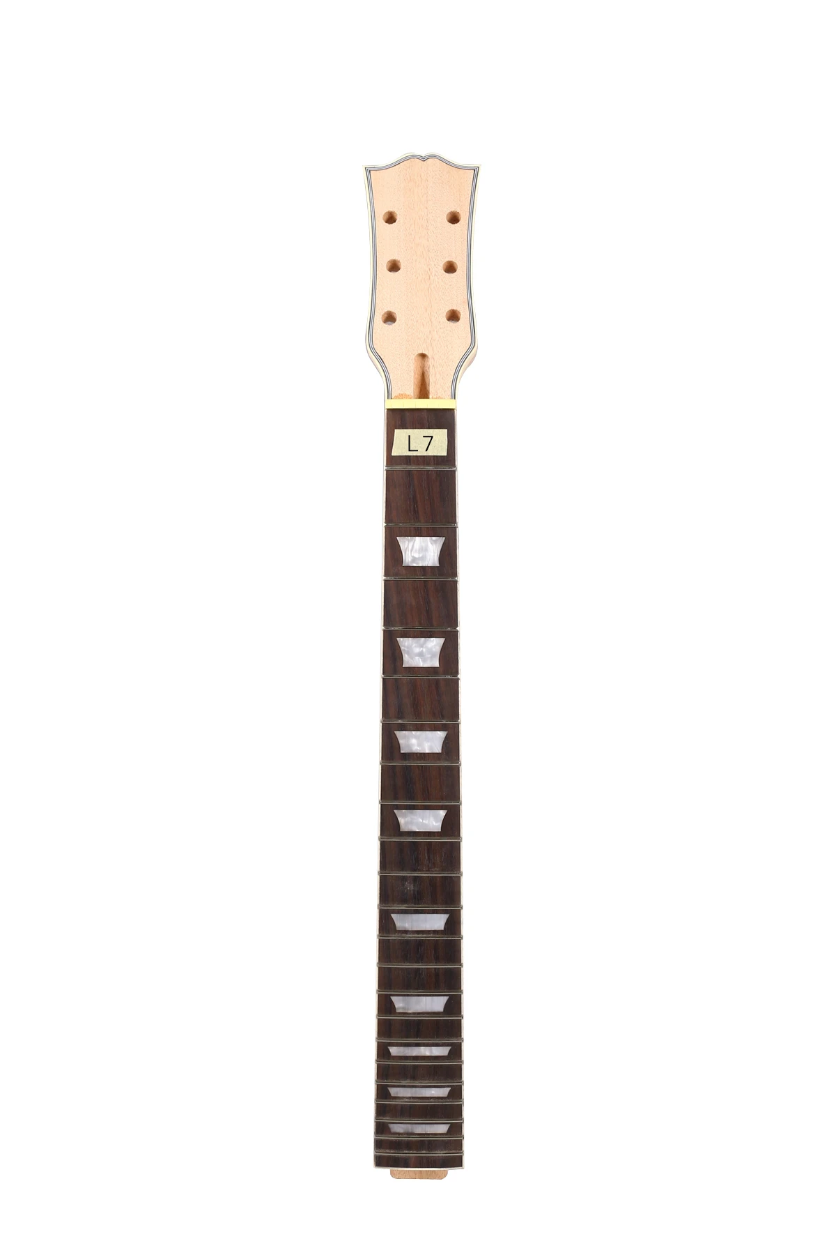 Elektrinė Gitara Kaklo 22fret 628mm 24.75 colių, raudonmedžio Raudonmedžio fingerboard rankų darbo Nebaigtiems