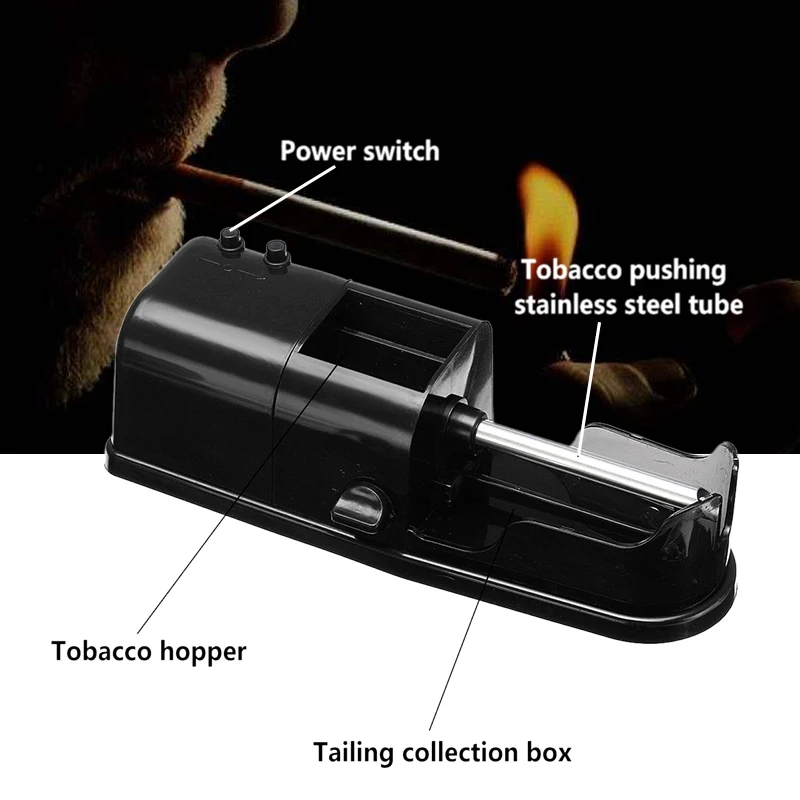 Elektros Lengva Automatinis Cigarečių Valcavimo Mašinos, Purkštuvas Su Patikimumo Funkcija Adapteris Tabako Maker 