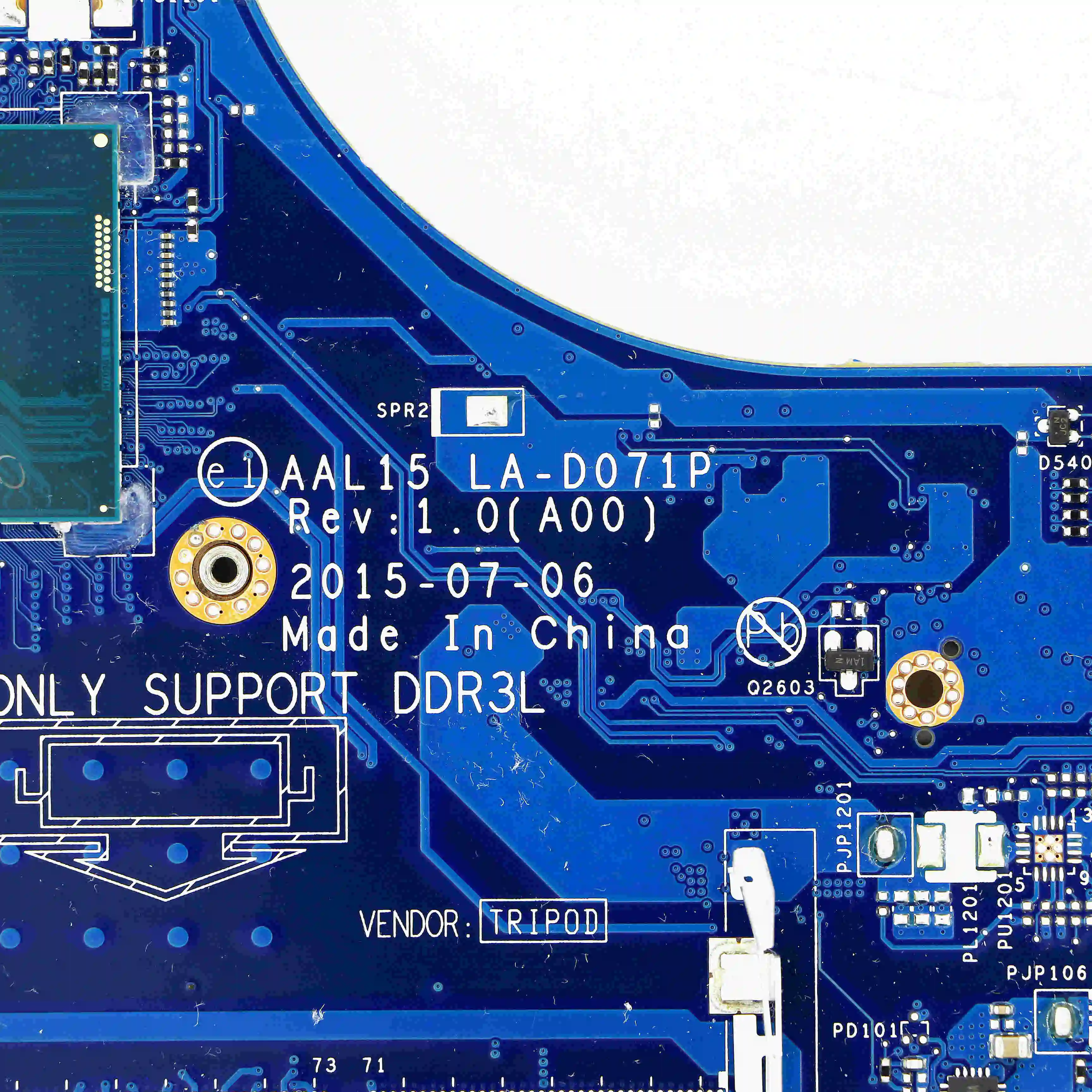 FV59D - Originali Darbo Nešiojamas UMA DDR3L Plokštė AAL15 LA-D071P w/ i5-6200U už Dell Inspiron 15 5559 3D Cam Nešiojamieji kompiuteriai