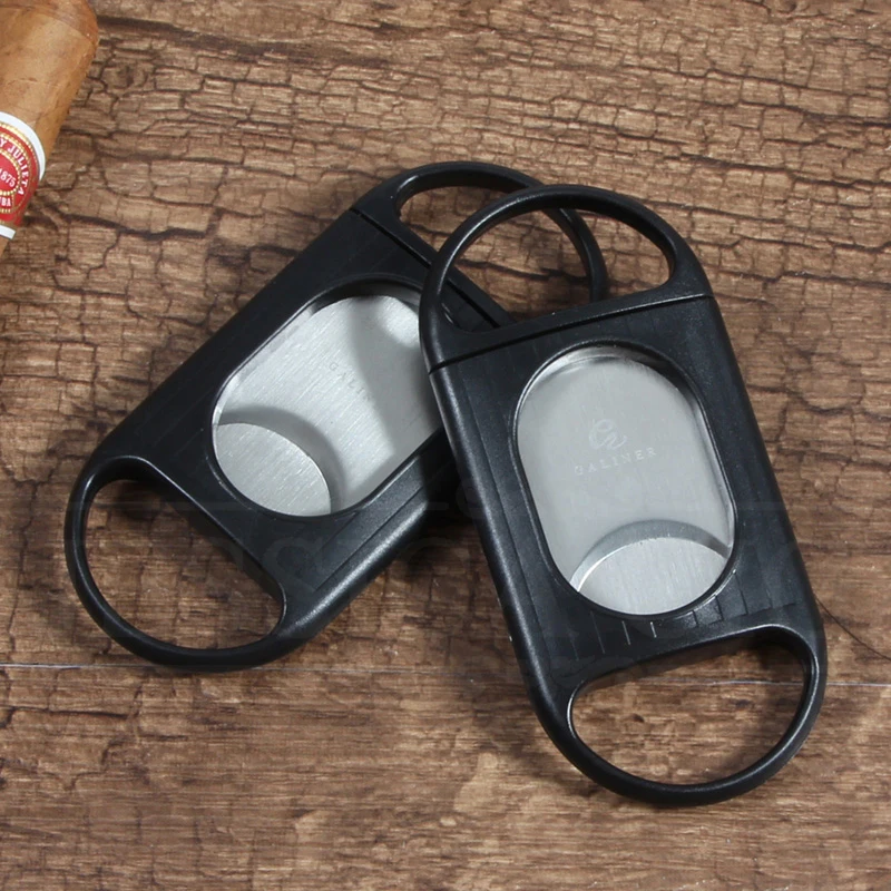 GALINER Kišenėje Plastiko Cigarų Pjovimo Metalo, Nerūdijančio Plieno Peilis Supjaustyti Cigarų Nešiojamų Lauko Didelis Skersmuo Cigarų Pjovimo Sharp