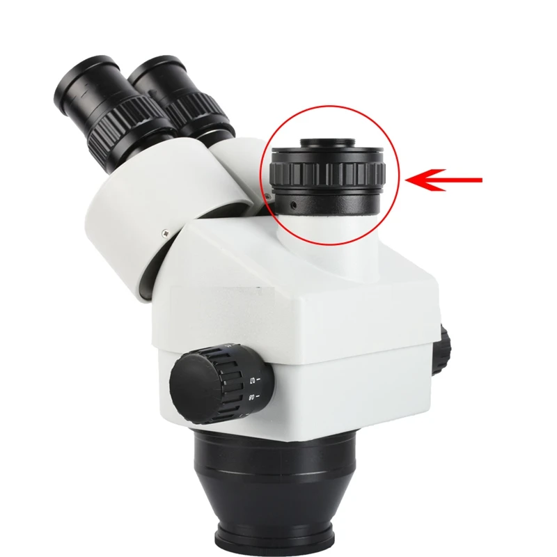 GTBL 0,5 X C Pritvirtinkite Objektyvo Adapteris Dėmesio Reguliuojamas Kameros Instaliavimo C Mount Adapterį prie Naujo Tipo Trinokulinis Stereo Mikroskopas