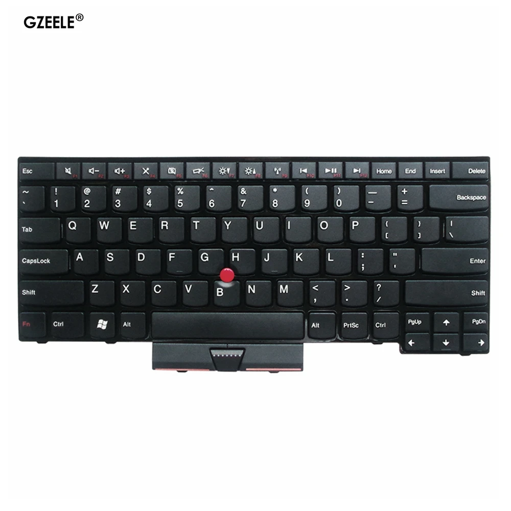 GZEELE Naujas JAV Klaviatūros, IBM, Lenovo, skirtą ThinkPad Edge E430 E435 E330 E430C E430S E445 E335 S430 T430U anglų klaviatūra US