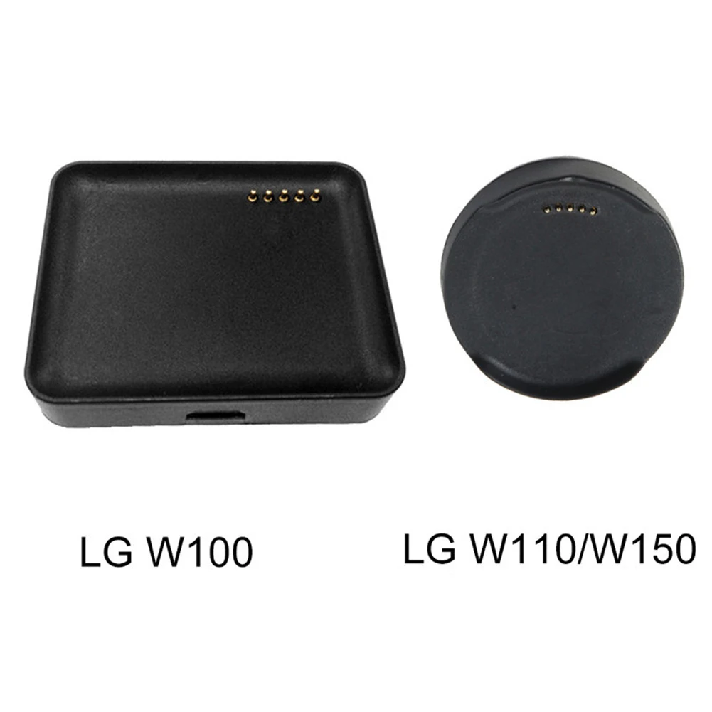 Greitai Laikiklio Adapterio Ne Slydimo Verslo Kelionių USB Laidą Įkrovimo Dokas Stabili, ABS, Grandinės Apsauga, Universalus LG G Watch W100