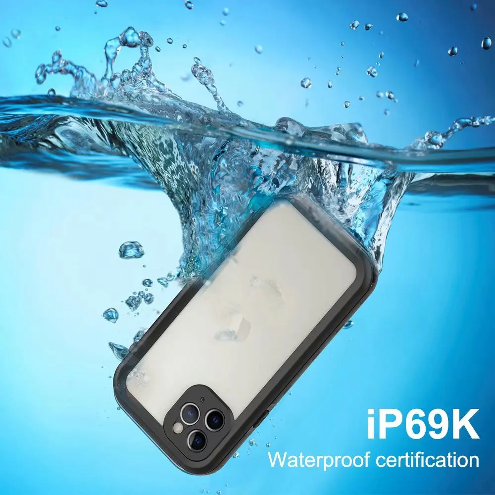 IP69K vandeniui iPhone 7 8 Plus X XS Max XR Plaukimo Dangtis atsparus smūgiams Dirtproof Snowproof DivingProof Atveju Telefono Coque