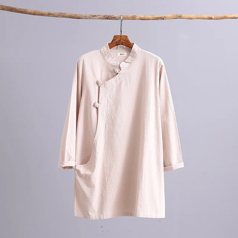 Ilgi marškinėliai moteriška Kinų stiliaus moterų drabužių palaidinė 2019 ilgai kimono moterų, merginų, moterų topai ir palaidinės AA4266