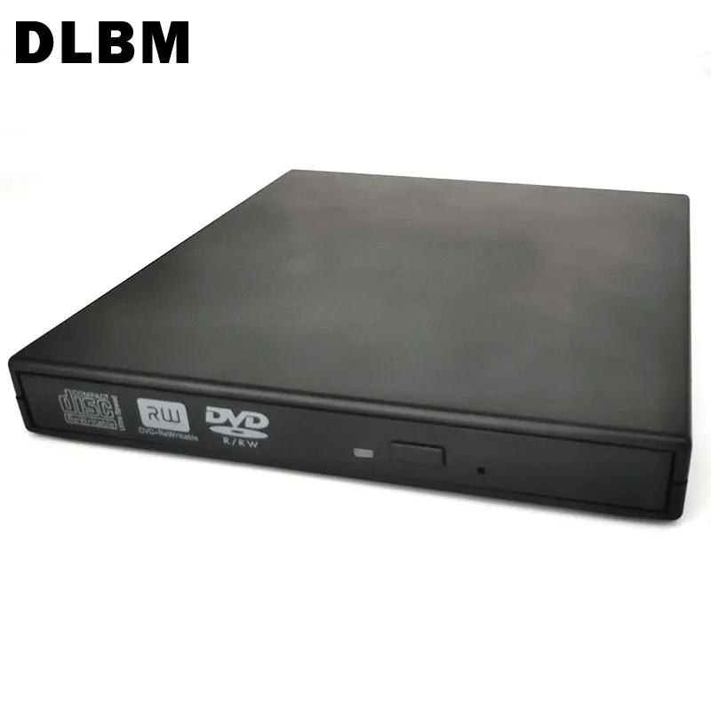 Išorinis DVD Burner Slim CD Rašytojas Diktofonas USB Portable CD-ROM Optinis Prietaisas, skirtas Windows7/8/10 VNT Nešiojamąjį kompiuterį