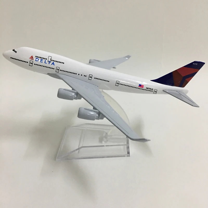 JASON TUTU 16cm Plokštumos Modelio Lėktuvo Modelis Delta Air Lines 