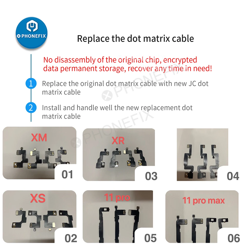 JC Dot Matrix Flex Cable For iPhone 