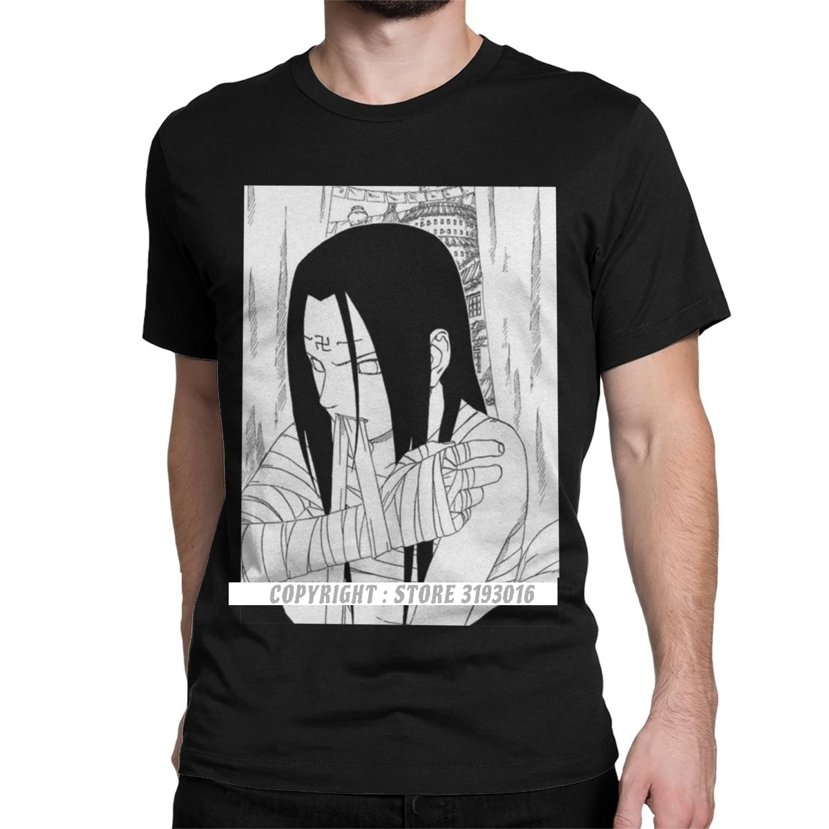Japonijos Neji Naruto T Shirts Humoristinis Vyrų Topai Marškinėliai Akatsuki Pein Anime Itachi Uchiha Uzumaki Sasuke Tee Camisas