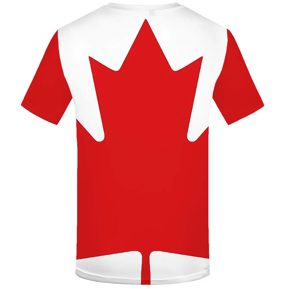 Juokinga T shirts Klevo Lapų T-shirt Vyrai Kanados Vėliava Tshirts Atsitiktinis Kanada T-shirts 3d Red Anime Drabužius Harajuku Marškinėlius Spausdinti