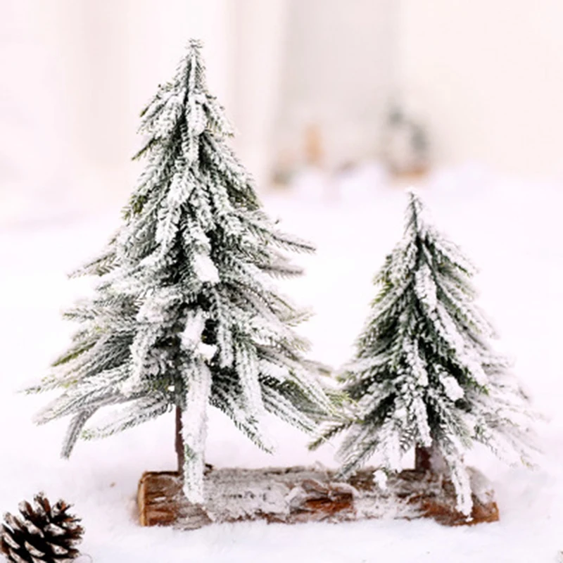 Kalėdų Eglutė Už Kanapės, Flocking Sniego Arenoje Susitarimą Kalėdų Dekoracijas Darbastalio Apdaila Namo Dirbtiniai Medžiai