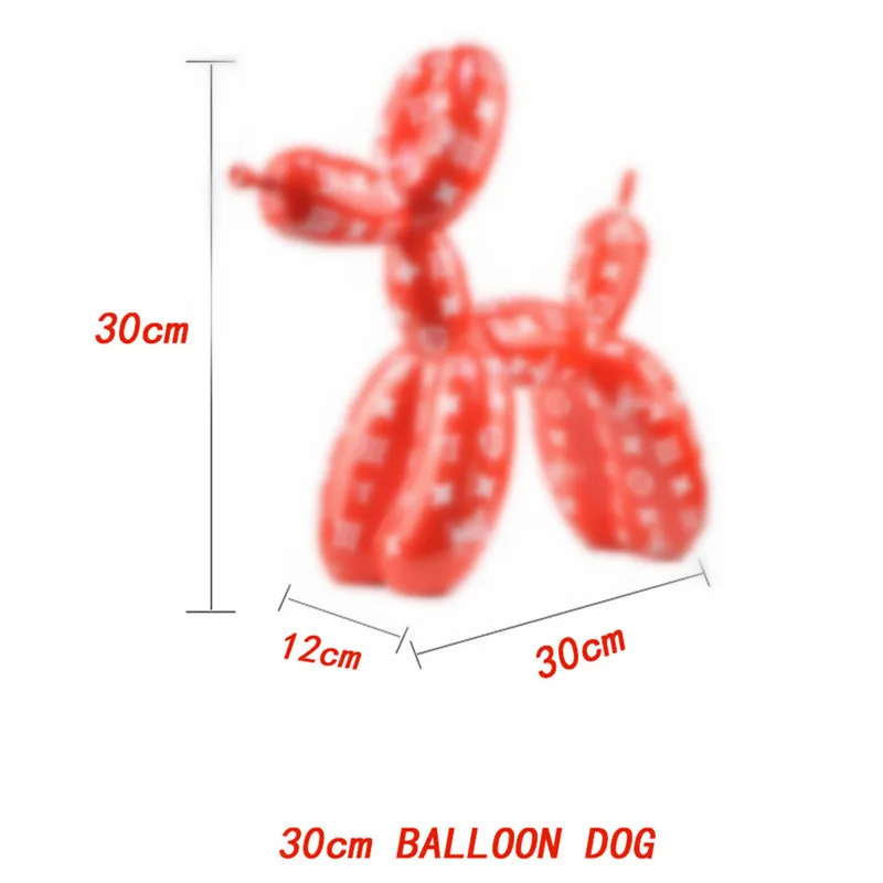 Karšta!!! Prabangus Modernaus Meno Spalvą Pritaikyti Modelio Dizainas Balionas Šuo Statulėlės Statula 30cm Balionas Šuo Kalėdų Dovana