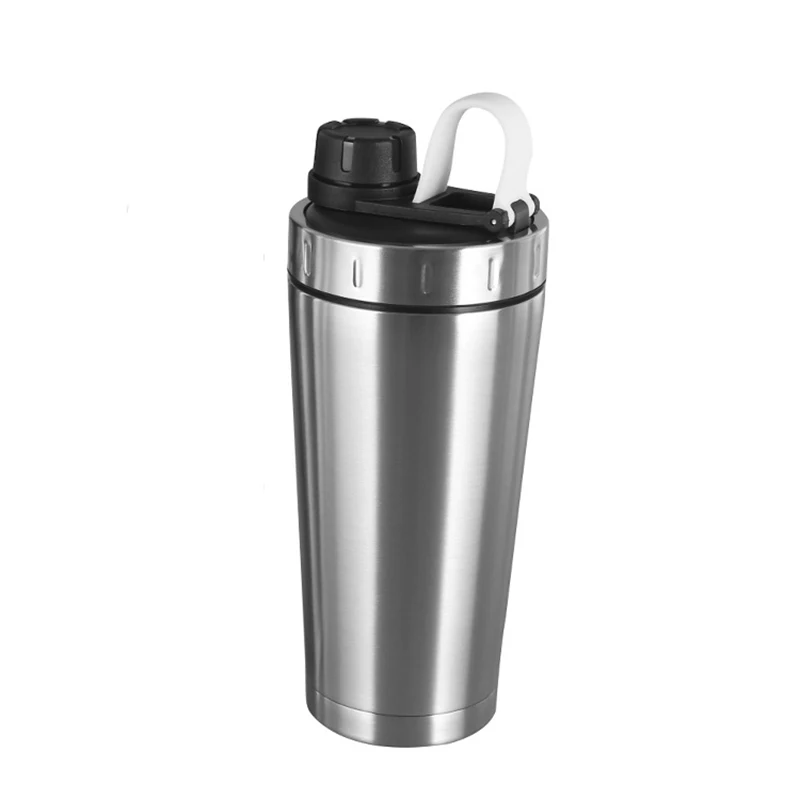 Keelorn Naujo dizaino dvigubo nerūdijančio plieno vakuuminės kolbos 700ml puodelis kavos, arbatos, pieno kelionės lauko neslidžiais silikono puodelis termosas