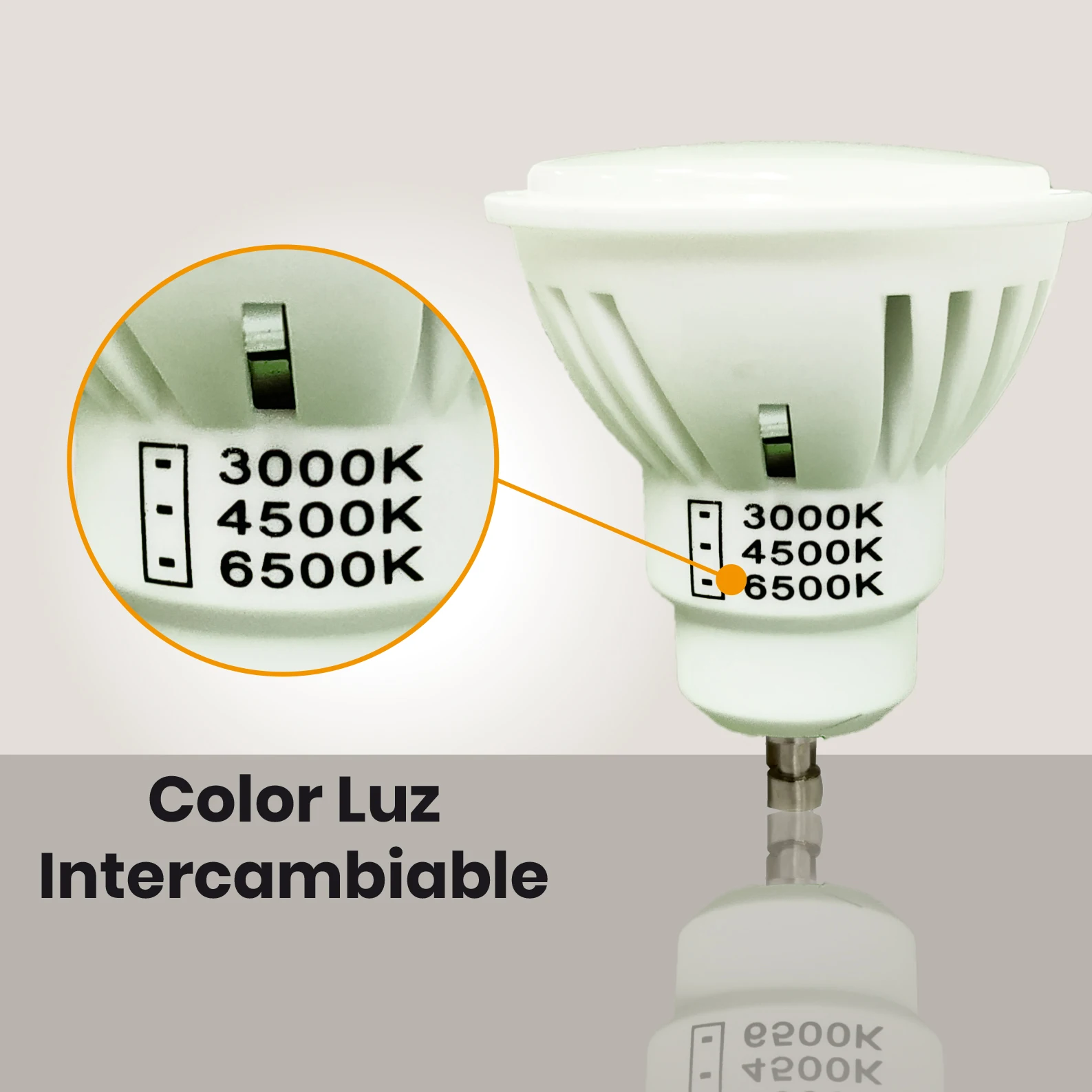 LED ATOMANT®GU10 7W 680LM keičiamos Spalva 3000K/4500K/6500K LED lemputė a ++ apšvietimo žibintai namų puošybai kambarį