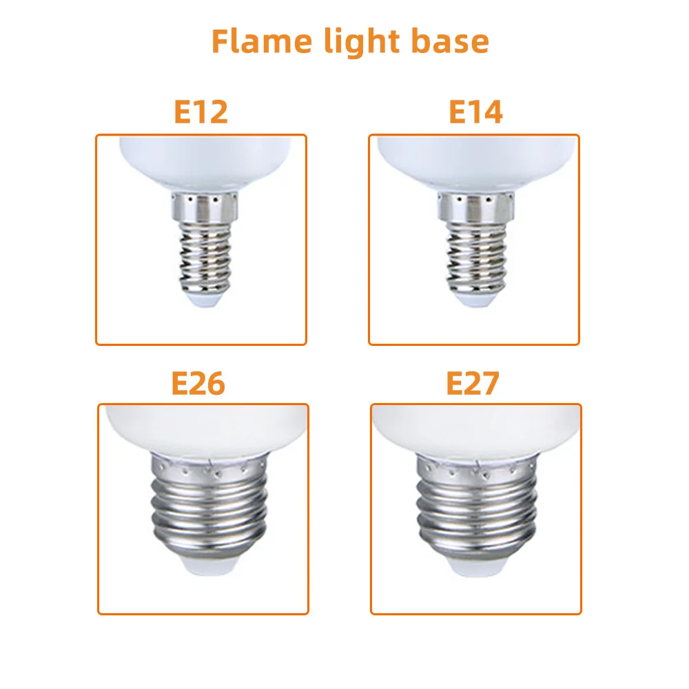 LED Dinaminis Modeliavimas liepsnos poveikis E27 lemputės Kelis režimas Kūrybos kukurūzų lempos Dekoratyvinės lempos, baras, viešbutis, restoranas šalis