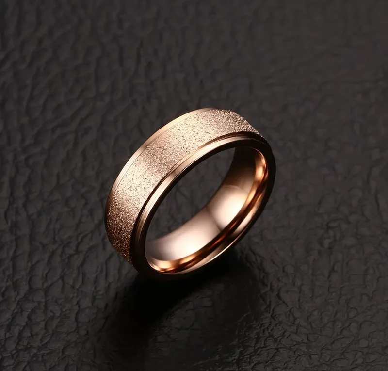 LETAPI Naujas Mados Titano Plieno Žiedas Aukštos Kokybės Black Rose Aukso Sidabro Spalvos Vestuvių, sužadėtuvių Matinio Žiedai Moterims