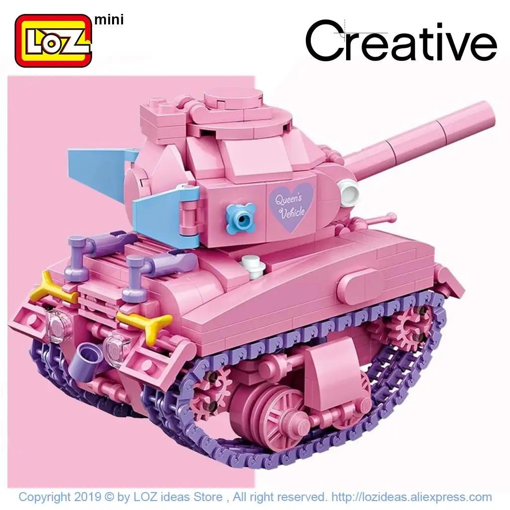 LOZ Mini Blokai Rožinė Bakas Mielas Ruožtu Assemable Vaikams mokomieji Žaislai Vaikams Kūrėjas įrangos pardavimas, biuro įrangos Mergina Žaisti Namuose