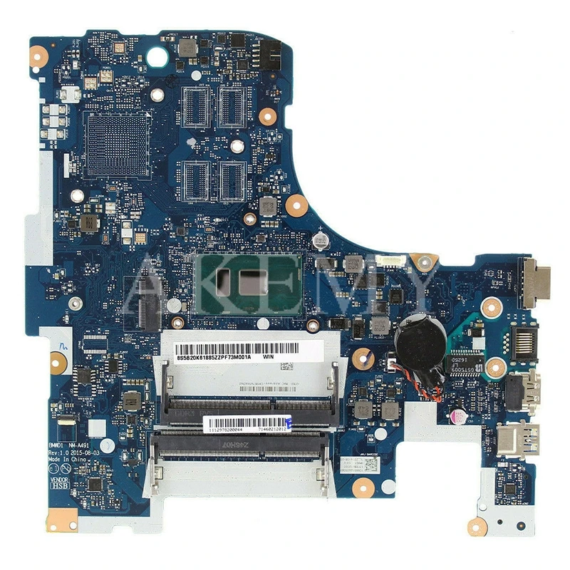 Lenovo 300-17ISK Nešiojamas Plokštė 5B20K61902 BMWD1 NM-A491 Pagrindinės plokštės SR2EZ I7-6500U CPU