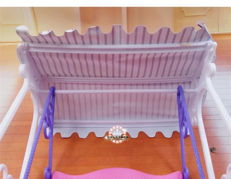 Mados originalias barbie princesa Kurhn žaidimų aikštelė, sūpynės, 1/6 bjd doll priedai namas baldų komplektas vaiko žaislas dovana