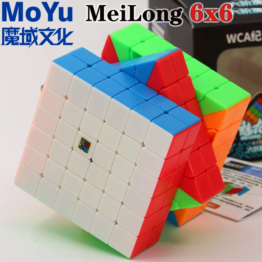Magijos kubo galvosūkį MoYu MeiLong serijos 6x6x6 Cubing klasėje 6x6 profesinės greitis kubo švietimo twist išmintis žaislai žaidimas