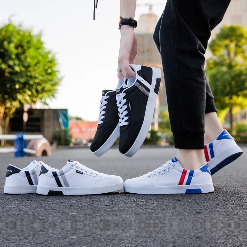 Maža lenta sportbačiai Vyrai batai 2019 nauja tendencija sporto vyrų stiliaus balta drobė batai ins bėgimo bateliai zapatillas hombre