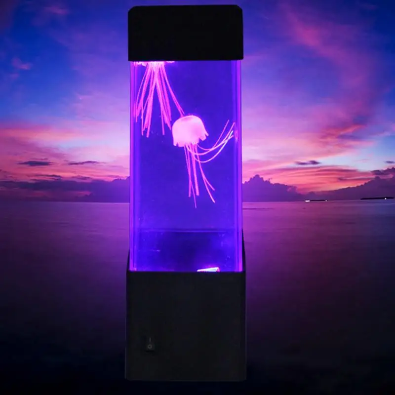 Medūza Bako Naktį Lengvasis Tankas Akvariumas Stiliaus USB LED Lempa Jutimo Autizmo Lavos Lempa LED Stalo Lempa Dropshiping #