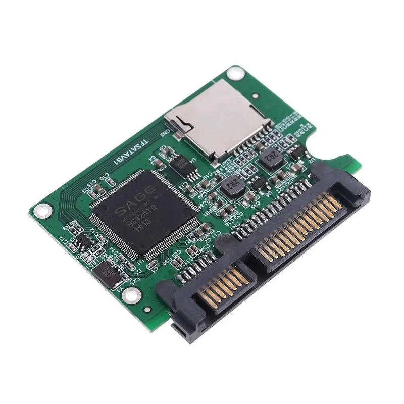 Micro SD TF Kortelę iki 22Pin SATA Adapteris Keitiklis Modulis Lenta su Case for 2.5
