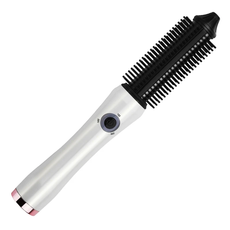 Mini Kelionės Garbanoti Geležies Teptuku Keraminės Turmalino Joninės Elektrinės Hair Curler Karšto Šepečiai Nešiojamas USB Įkraunama Šilumos Optikos T