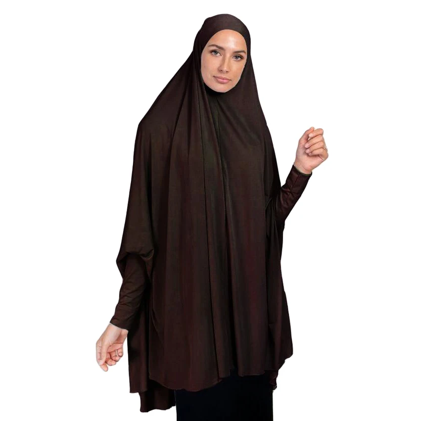 Musulmonų Abaja Ilgai Hijab Moterų Jilbab Khimar Burqa Galvos Skara Islamo Maldos Drabužiu, Orinės Turbaną Hijab Skaros Apsiaustas Ramadanas