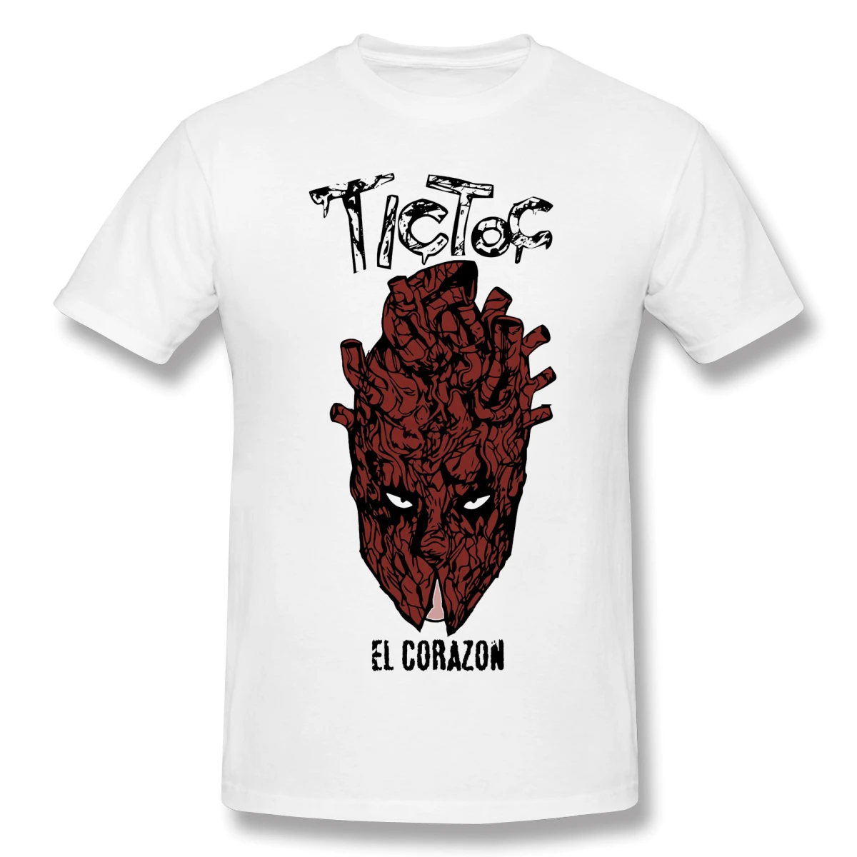 Nauja vasaros Marškinėliai TIC TOC EL CORAZON T-Shirt Medvilnės Dorohedoro ofertas Tee Marškinėliai