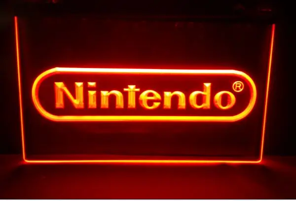 Nintendo Žaidimas, alaus baras, baras, club 3d ženklų led neon light pasirašyti senovinių namų dekoro amatai