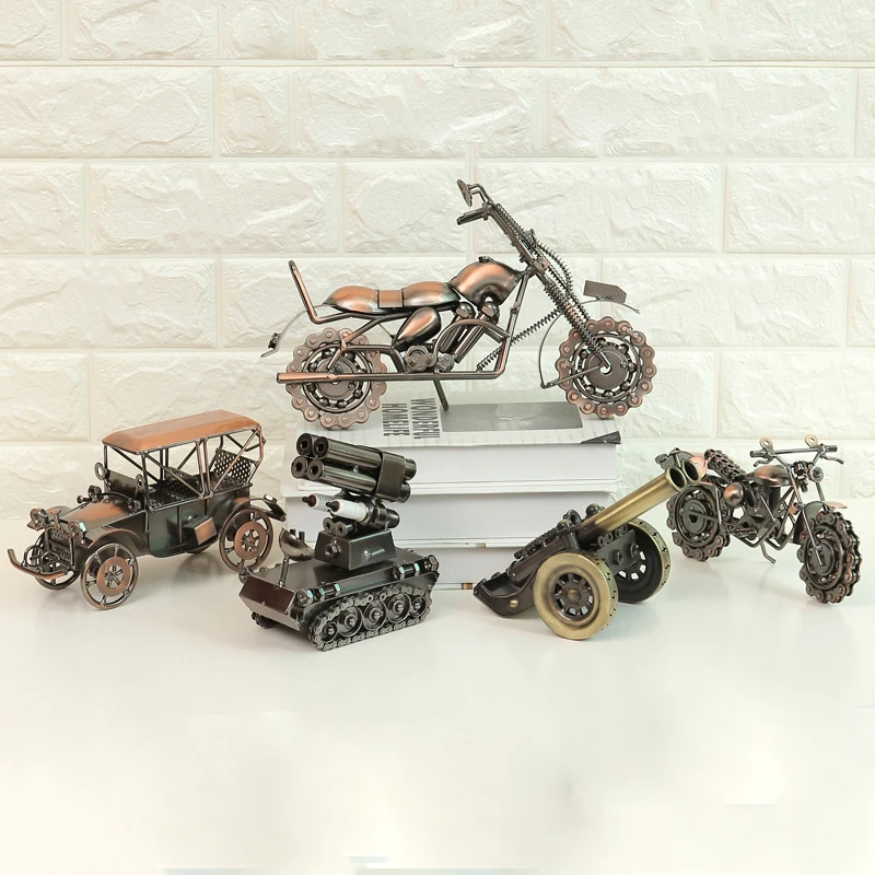 Nostalgiškas Senovinių Geležies Automobilio Modelį Amatų Automobilių Statulėlės, Namų Dekoravimo, Ornamentų Lokomotyvų Rinkti Artware Gimtadienio dovanos