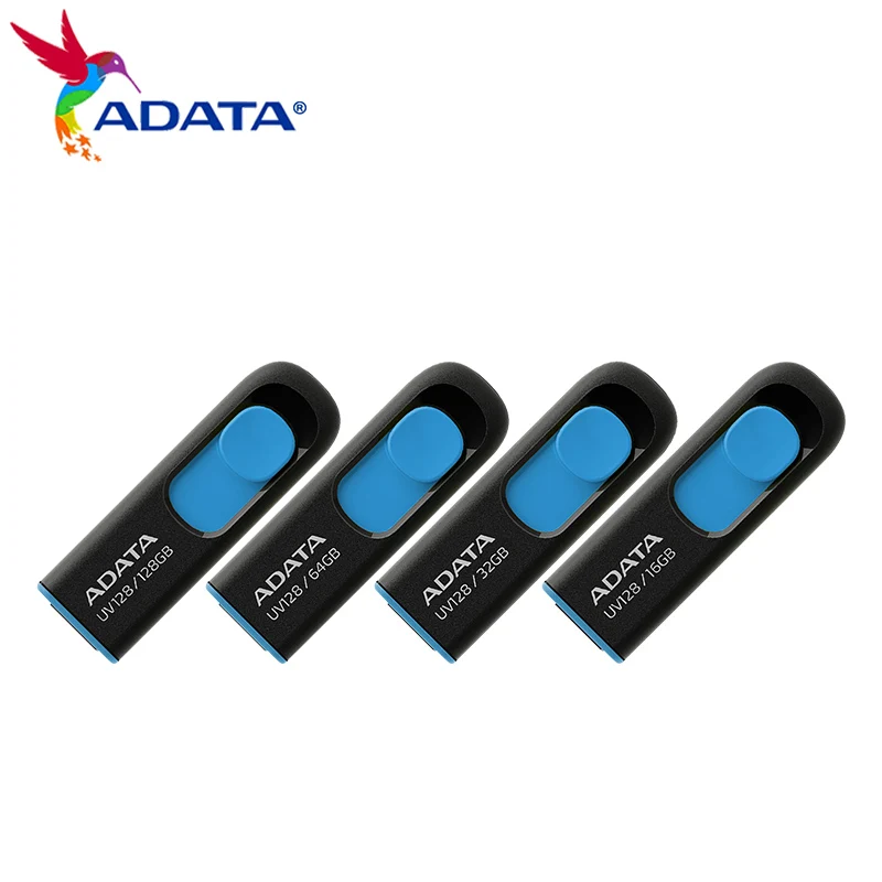 Originalus Adata UV128 USB 3.2 Pr 1 Pendrive 128GB 64GB 32GB 16 GB 